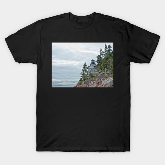 Bass Harbor Head Light T-Shirt by BeanME